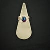 Pretty Tri-Coloured Adjustable Ring - 1