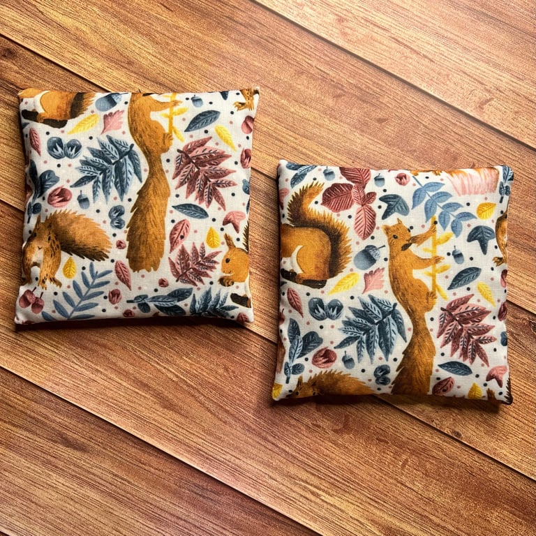 Red Squirrel Handwarmers red squirrel gifts, lavender scented bags for heat, war