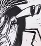 Hermit Crab Lino Print - Image 4