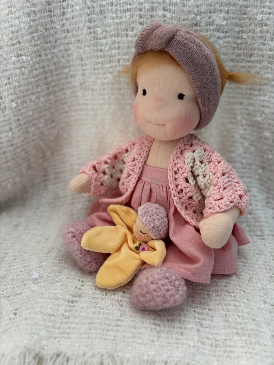 16” Handmade jointed Waldorf toddler doll