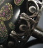Purple fused glass statement ring - Image 2