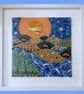 Handmade Fused Glass 'Three Hares' Picture. - Image 1