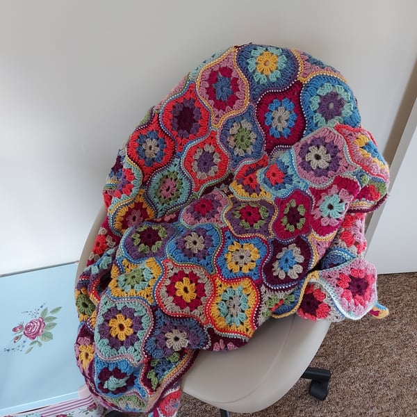 Mystical lanterns blanket