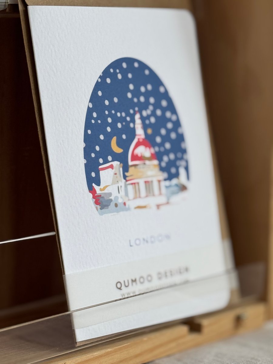 London Christmas Card St Paul's Cathedral London (QM277)