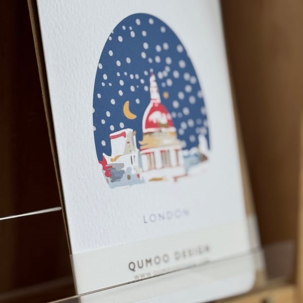 London Christmas Card St Paul's Cathedral London (QM277)