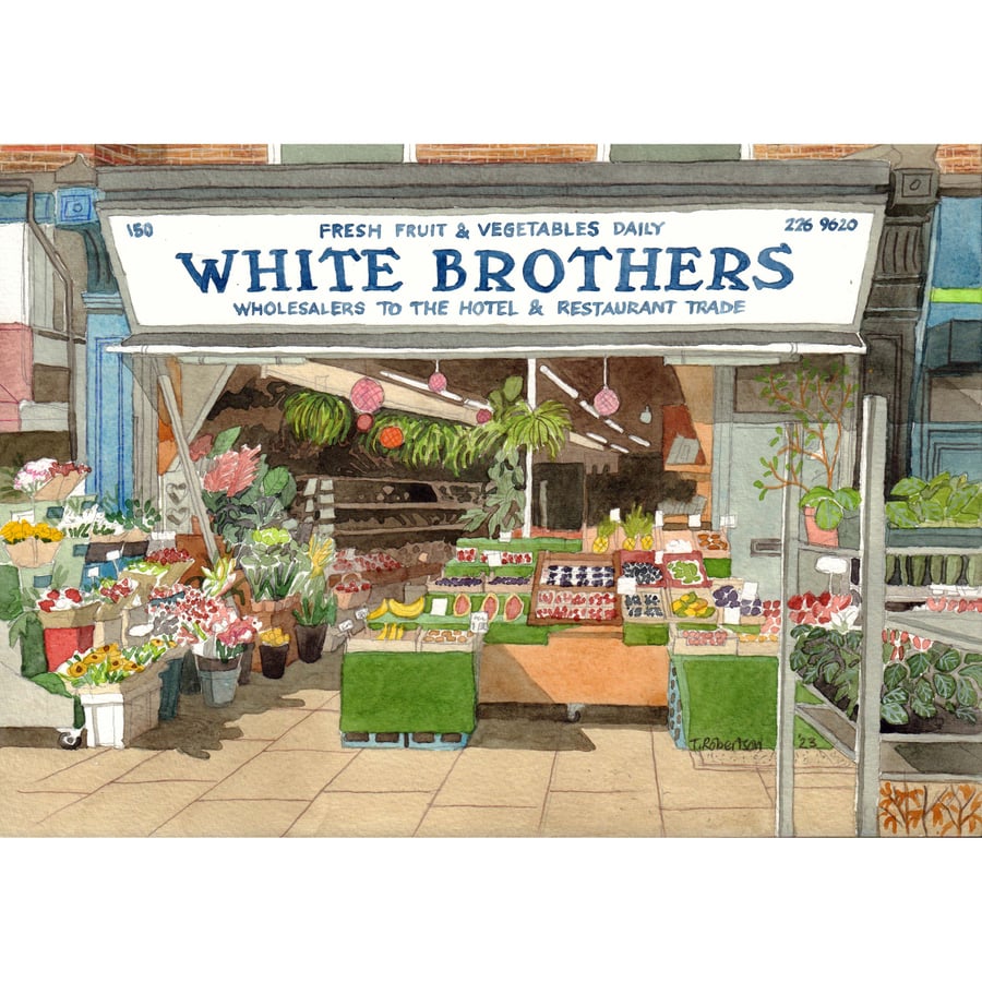 White Brother's Greengrocers Shop, A5