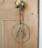 Stained Glass Sycamore Seed Mini Wreath, Autumnal Tiffany Suncatcher - Image 4