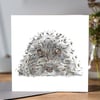 Black Cockapoo Greeting card 