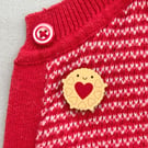 Jammie Dodger Kawaii Wooden Pin or Brooch