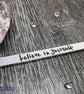 BELIEVE IN YOURSELF Hand Stamped Cuff Bracelet - Image 3