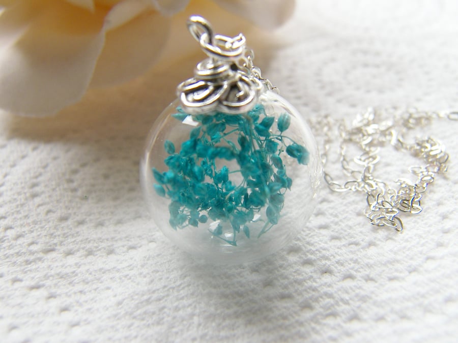 Babies Breath Flower Necklace