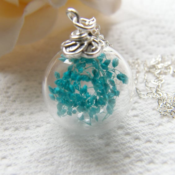 Babies Breath Flower Necklace