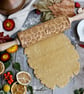 Springtime Deer embossing wooden rolling pin