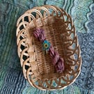 Hand spun art yarn - wool and mohair