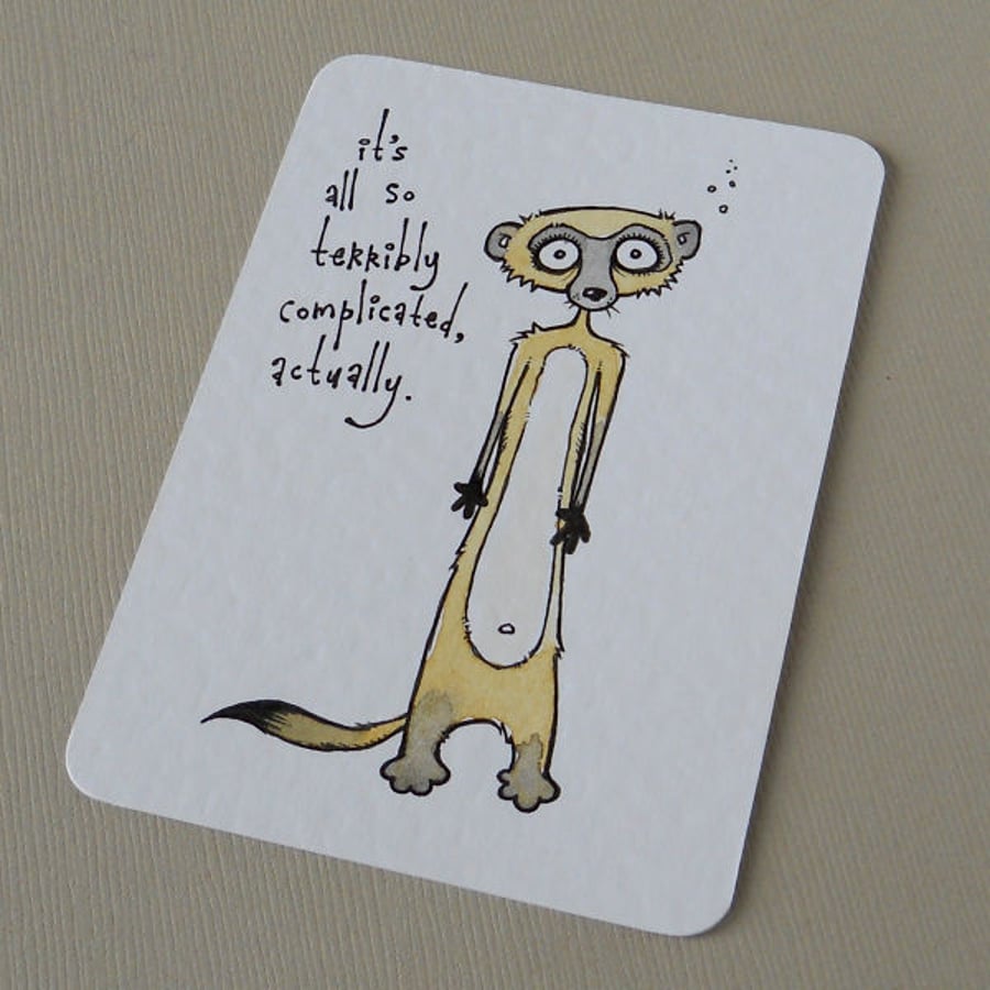 despondent meerkat - aceo