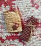 Kitten in vintage quilt pocket - Image 5