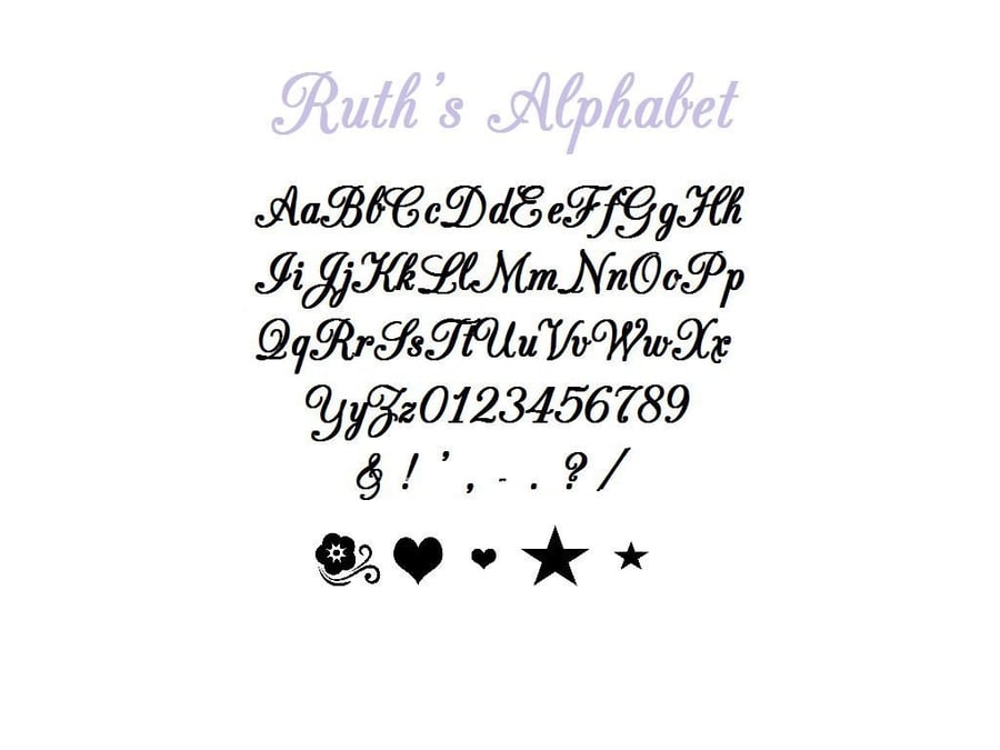 Ruth's FULL Cut & Fold Book Folding Alphabet - EMAILED PDF PATTERN