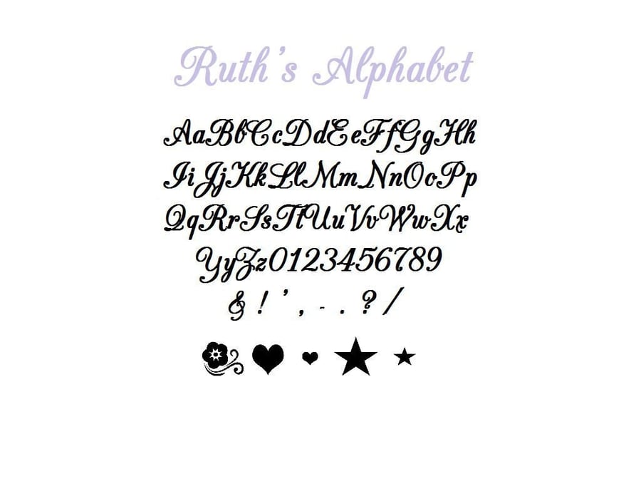 Ruth's FULL Cut & Fold Book Folding Alphabet - EMAILED PDF PATTERN