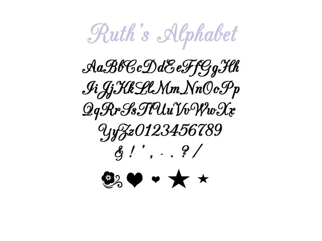Ruth's FULL Cut & Fold Book Folding Alphabet - EMAILED PDF PATTERN