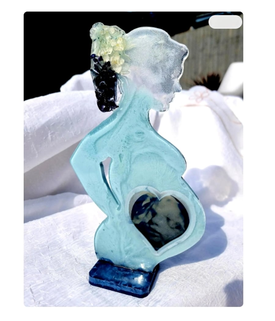 Pregnancy Ultrasound Scan Photo Display Keepsake Mum-to-be Baby Shower Gift