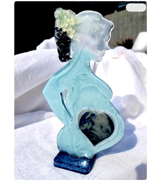 Pregnancy Ultrasound Scan Photo Display Keepsake Mum-to-be Baby Shower Gift