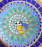 Bluetit Feathered Friend Mosaic Bird Bath - Image 4