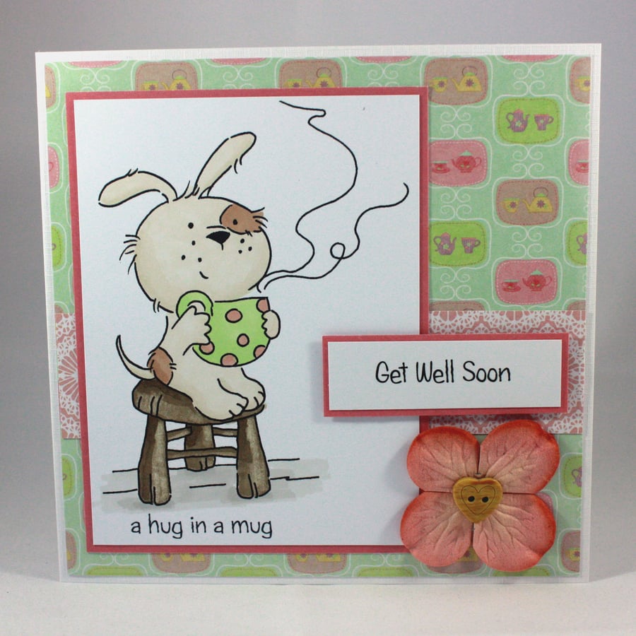 Handmade Get Well Soon card