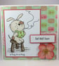 Handmade Get Well Soon card - Image 1