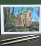 Leasowes Priory Art Card: Blank or Personalised A6-Size Greetings Card - Image 5