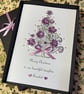 Personalised Christmas Card Daughter Granddaughter Wife Mum With Gift Box