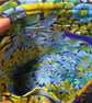 Harris tweed hexagonal patchwork bag with hand turned button  - Image 5