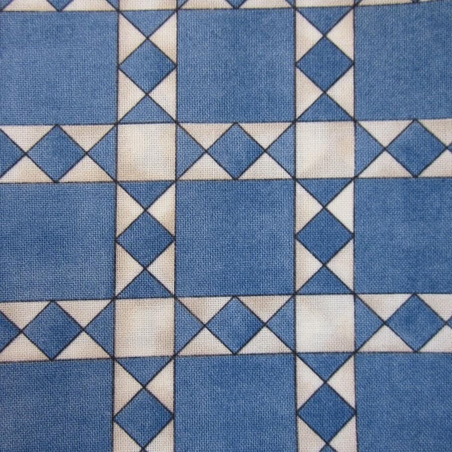 Precut Blue Printed Patchwork Cotton Fat Quarter