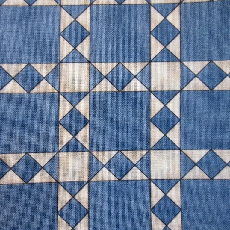 Precut Blue Printed Patchwork Cotton Fat Quarter