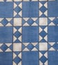 Precut Blue Printed Patchwork Cotton Fat Quarter - Image 1