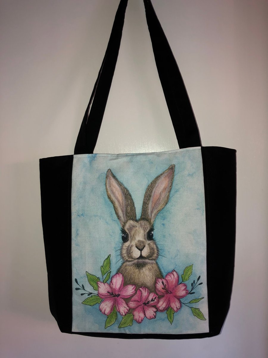 Tote Bag bunny - rabbit 