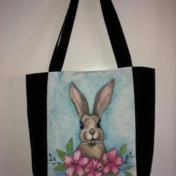 Tote Bag bunny - rabbit 