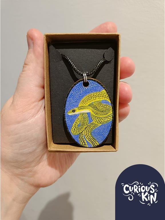 Snake Necklace, Ornate Flying Snake 