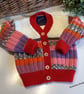 Luxery Baby Hand Knitted Cardigan  1 - 2 Years size