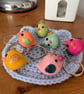 Little bird keychains 
