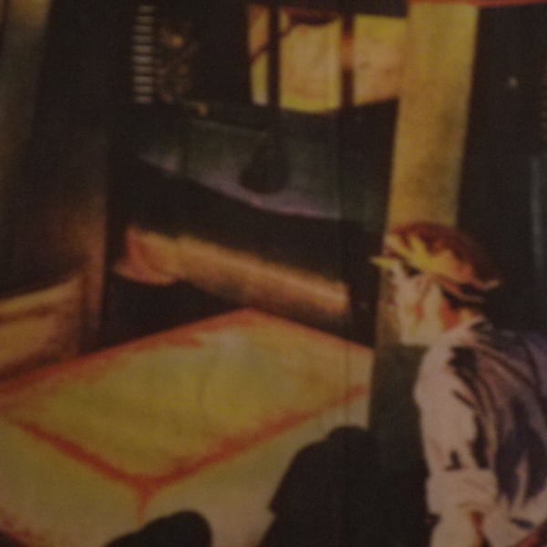 The Steelworker   A4 unframed  , mounted, free hook & easel, free shipping  1634