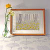 Wild Daffodils, original hand-pulled screen print