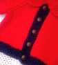 Knitted Chunky Jacket with a Collar for a Child, Child's Jacket, Winter Jacket - Image 6