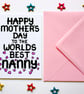 Happy Mother's Day To The Worlds Best Nanny Mother's Day Card - Image 5
