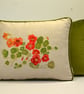 Nasturtiums 18"x 14" cushion. - Image 1