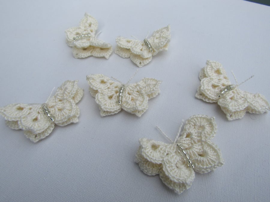 Crochet butterflies