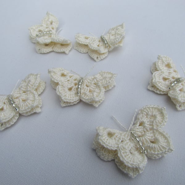 Crochet butterflies