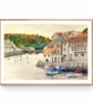 Looe, Cornwall original painting watercolour and gouache - Image 9