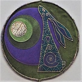 HMP1600 - Moon Gazer Hare Mandala - 20cm (8")