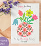 Plantable Wildflower Birthday Card, Eco Friendly Gift, Handmade in the UK
