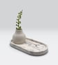White and Grey Marbled Oval Jewellery Tray, Decorative Catchall Dish - Image 3